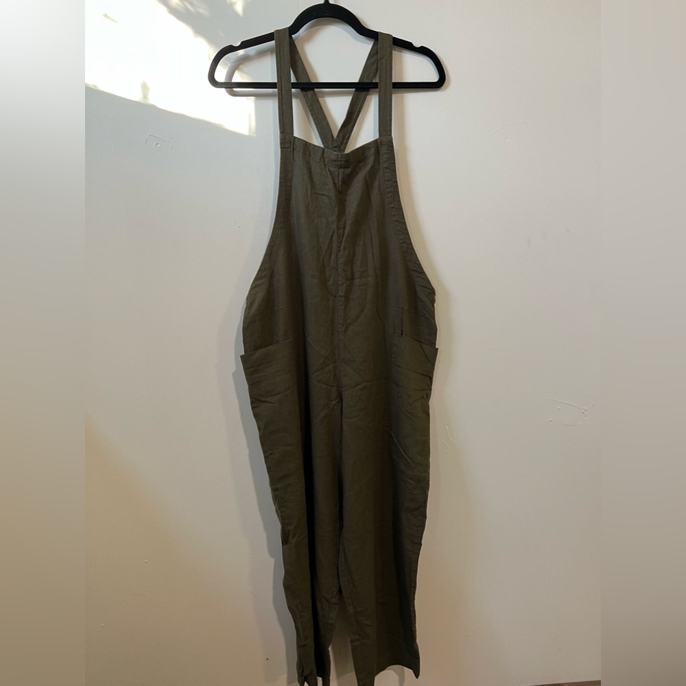 Green overalls
